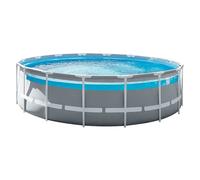 Intex 26730NP piscina fuori terra Piscina con bordi Piscina rotonda Grigio