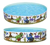 Piscina da giardino a tema dinosauri, 244 x 46 cm, Bestway 55001