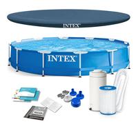 Piscina da giardino con struttura 366 x 76 cm 10 in 1 INTEX 28212