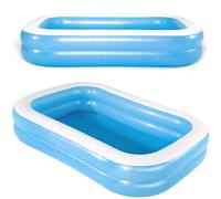 piscina da giardino gonfiabile Bestway, blu, 262 × 175 × 51 cm