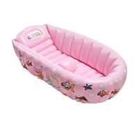 Piscina da giardino, Paddling Pool Inflatable Multicolor 90x55x25 cm(Pink)