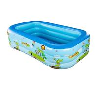 Piscina da giardino, Piscina gonfiabile | Giochi acquatici in cortile di diverse dimensioni blu: attività for tutta la famiglia(140*100*60cm)