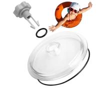 Piscina di ricambio per trappola fogliare, copertura loblige per taniche di foglie, sigillo continuo, misura universale per sistema di vuoto per piscina, coperchio in plastica ad alte prestazioni