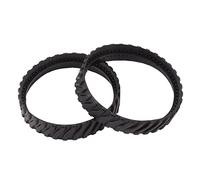 Piscina di Sostituzione del detergente per la Sostituzione delle Ruote Pneumatici in Gomma binari Pesanti Non Slip Wavy Texture Wavy per o MX8 MX6 Pulsante robotico aspirapolvere