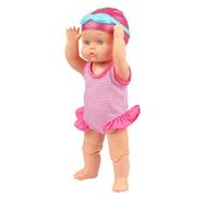 Piscina Doll - Bagnetto impermeabile con mobili - Giocattolo da viaggio per bambini e ragazze del bagno sabbia vasca famiglia