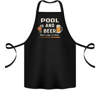 Piscina E Birra That's Why I'M Qui Cotone Grembiule 100% Biologico