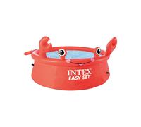 Intex 26100NP - Piscina Fuori Terra Easy Set Rotonda Granchio, 880 L, PVC, Rosso, 183x51 cm