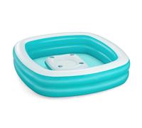 Bestway 54446 Piscina Sippin' Summer Console centrale rimovibile per cibo giochi ed elementi essenziali la console si collega alla piscina con il velcro facile da staccare 218x218x48