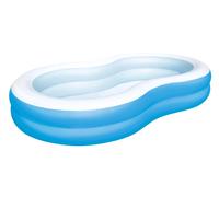 Bestway Piscina gonfiabile fuoriterra giardino bambini family 262x157x46 cm