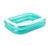 Piscina Family Rettangolare Gonfiabile 2 Anelli 201x150x51 Piscinetta Bestway