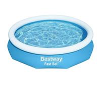 PISCINA FAST SET TONDA FUORI TERRA CON ANELLO GONFIABILE 3200LT 305X66 CM 57456