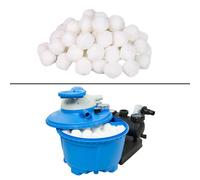 Piscina Filtro Palline Durevole Polysphere Palline Ecologici Ricambio Bianco