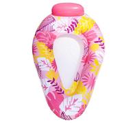 Piscina Float, Adult Swimming Raft, 57,09 x 37,4 x 16,93 pollici Water Lounger Mat, Durevole Inflatable Design, Comfortable Contoured, Ideal for Beach Lake River Outdoor Party Use