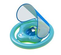 Piscina Floats, Baby Float Seat, Swimming Water Toys with Canopy Sun Protection, Inflatable Safety Chair for Kids Toddler Bathtub Beach Outdoor Summer Travel, 8,27 pollici