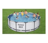 Piscina Frame Fuoriterra Rotonda 427x122 con Pompa Scaletta Filtro Depurazione