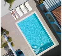 Piscina fuori terra acrilica trasparente diretta della fabbrica all'ingrosso - Piscina con pannello in vetro spesso sicuro per ville, hotel e progetti commerciali