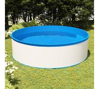 Piscina Fuori Terra con Skimmer e Pompa Sospesi 350x90cm Bianca
