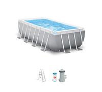Piscina fuori terra Intex Prisma Frame 26790NP + Pompa filtro e Scaletta