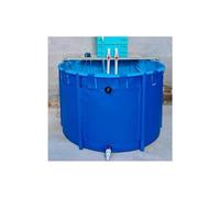 Piscina Fuori Terra con Struttura - Sacca Pieghevole in Tela Impermeabile per laghetti per Pesci, Durevole e antistrappo per Lo stoccaggio dell'Acqua in Giardino e Patio, Dimensioni Personal