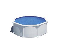 Piscina fuori terra dream pool atlantis acciaio bianco 3,50x1,32m KITPR358