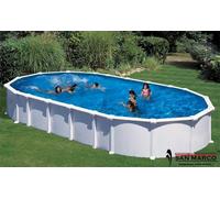 Piscina fuori terra Gre KITPROV8188 Haiti ovale 800x470x132 cm