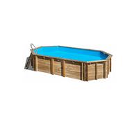PISCINA FUORI TERRA GRE Sunbay Ovalada 755X456x146 Arancione