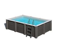 Piscina fuori terra in composite rettang Avantgarde Nova Gre 455x315 H 126 cm