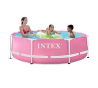 Piscina fuori terra Intex 244 x 76 cm rosa