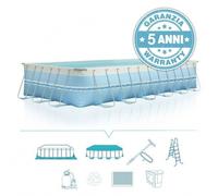 Piscina Fuori Terra Pantelleria 1036X548X132 Cm San Marco con accessori