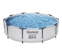 Piscina Fuori Terra Rotonda 305x76 cm Struttura Acciaio Liner Rinforzato