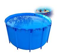 Piscina fuori terra - Tela resistente in PVC con struttura in metallo per divertimento e attività ricreative all'aperto in famiglia