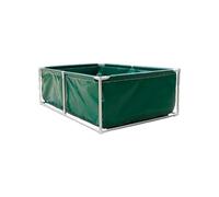Piscina Fuori Terra Verde, Spessa e Impermeabile - Design Resistente con Protezione Solare, Adatta all'Uso Esterno e Scelta Ideale per Il Tempo Libero in casa (200 x 150 x 60 cm)