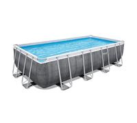 Piscina fuoriterra Bestway 56996 Power Steel 488x244x122 cm pompa e scaletta