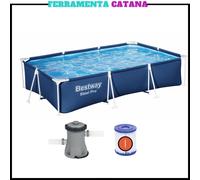 piscina fuoriterra bestway rigida rettangolare da esterno giardino per bambini