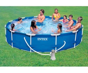 PISCINA FUORITERRA FRAME CON TELAIO TONDA INTEX CM. 366X76H CON POMPA