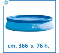 Piscina fuoriterra fuori terra rotonda tonda gonfiabile ntex easy set 28130