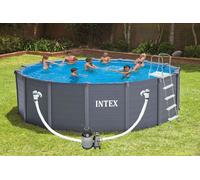 PISCINA FUORITERRA INTEX GRAPHITE FUORI TERRA RIGIDA ROTONDA CM 478X124H 26384
