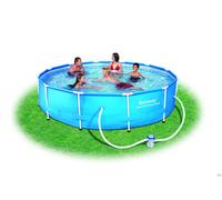 PISCINA FUORITERRA TELAIO RIGIDO POMPA FILTRAGGIO ROTONDA 366X76H BESTWAY 56416