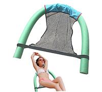 Piscina galleggiante Noodle Swimming Float Chair 2.56x59.06 pollici Pool Noodle Mesh Chair Floating Water Floating Amaca Piscina Float Chair for Summer Pool Party