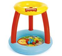 PISCINA INTERATTIVA ANIMALI C/COPERTURA GONFIABILE 89X89 CM