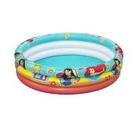 PISCINA GONFIABILE 3 ANELLI PRINCESS 122X25CM PER BAMBINI GIARDINO ESTATE 91099