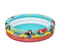 PISCINA GONFIABILE 3 ANELLI PRINCESS 122X25CM PER BAMBINI GIARDINO ESTATE 91099