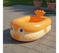 Piscina Gonfiabile a Forma di Pesce Palla Multiuso Piscinetta per Casa,