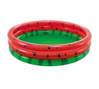 PISCINA GONFIABILE ANGURIA A 3 ANELLI TONDA 168X38 CM PER BAMBINI +2 ANNI 58448