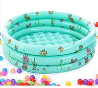 Piscina Gonfiabile Bambini,100 x 35 cm Giardino Piscina Baby,Piscinette Giocattoli Estivi,Piscina Bambini,All'Aperto Piscina,Piscina Anulare per Bambini,Piscina Estiva Per Baby Bambini Neonato