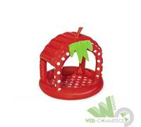 PISCINA GONFIABILE BAMBINI BABY VERY BERRY BESTWAY 52387 91X91 CM CON PARASOLE