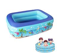 Piscina Gonfiabile Bambini,Giardino Piscina Baby,Piscinette Giocattoli Estivi,Piscina Bambini,All'Aperto Piscina,Piscina Anulare per Bambini,Piscina Estiva Per Baby Bambini Neonato