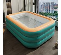Piscina gonfiabile extra large a 3 livelli, pieghevole e portatile, parco acquatico estivo, spessa e robusta, spaziosa, adatta per uso interno/esterno, ideale per intrattenimento in patio e giardino. 