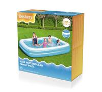 Bestway PISCINA GONFIABILE per BAMBINI RETTANGOLARE cm 305x183x46 Family 54150