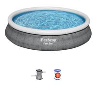 Piscina Gonfiabile Fuoriterra con Pompa Fast Set 457x84 cm Bestway 57313